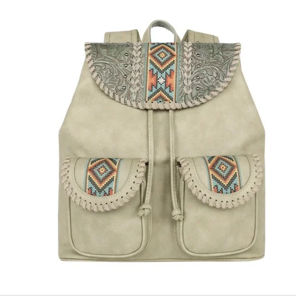 Montana West Tooled Collection Backpack - Pink NWT Montana West Tooled Collection Backpack - Pink NWT  main image 4